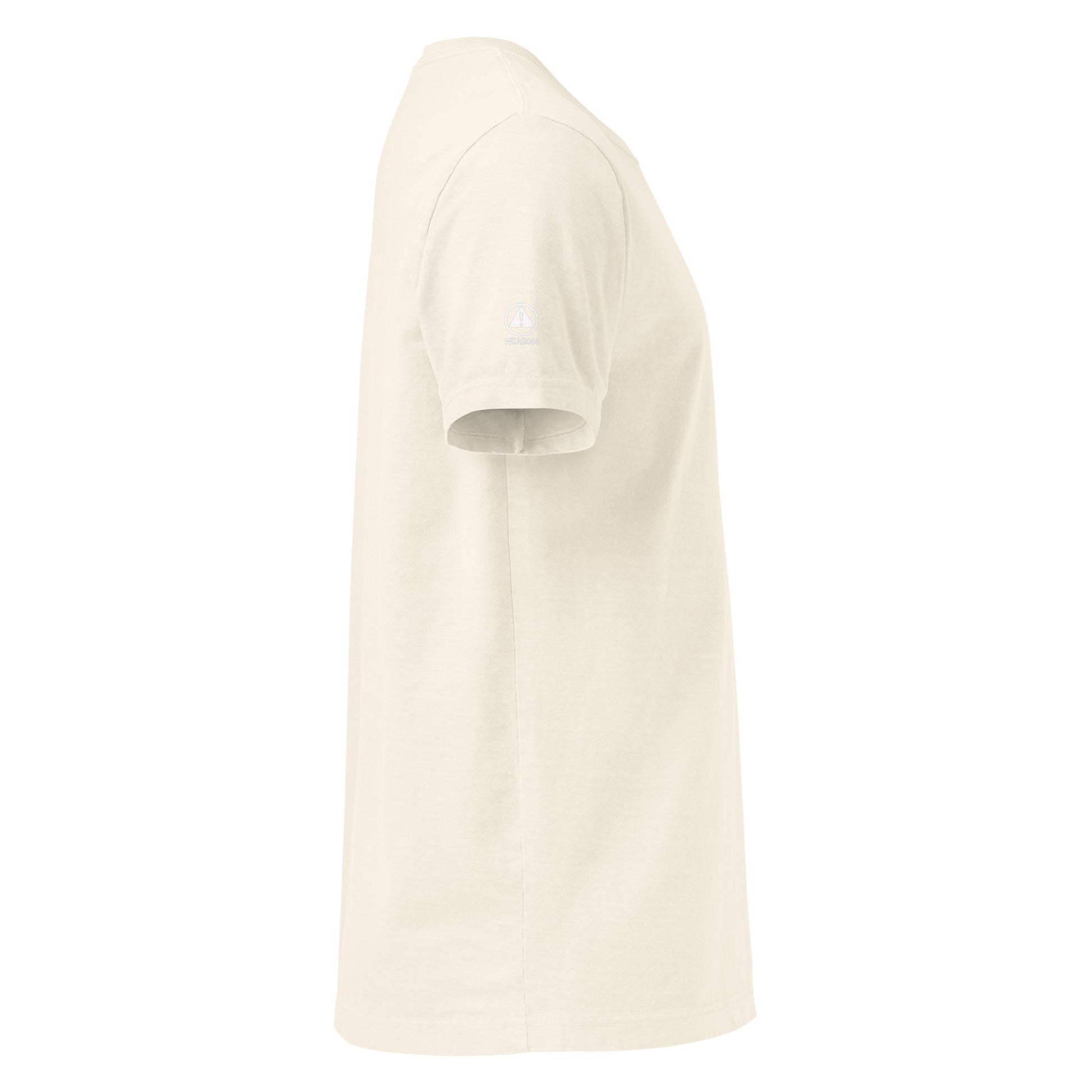 GLITCH T-Shirt — CAN’T SLEEP. MUST SCROLL (Vintage White) oversized by WEAR404