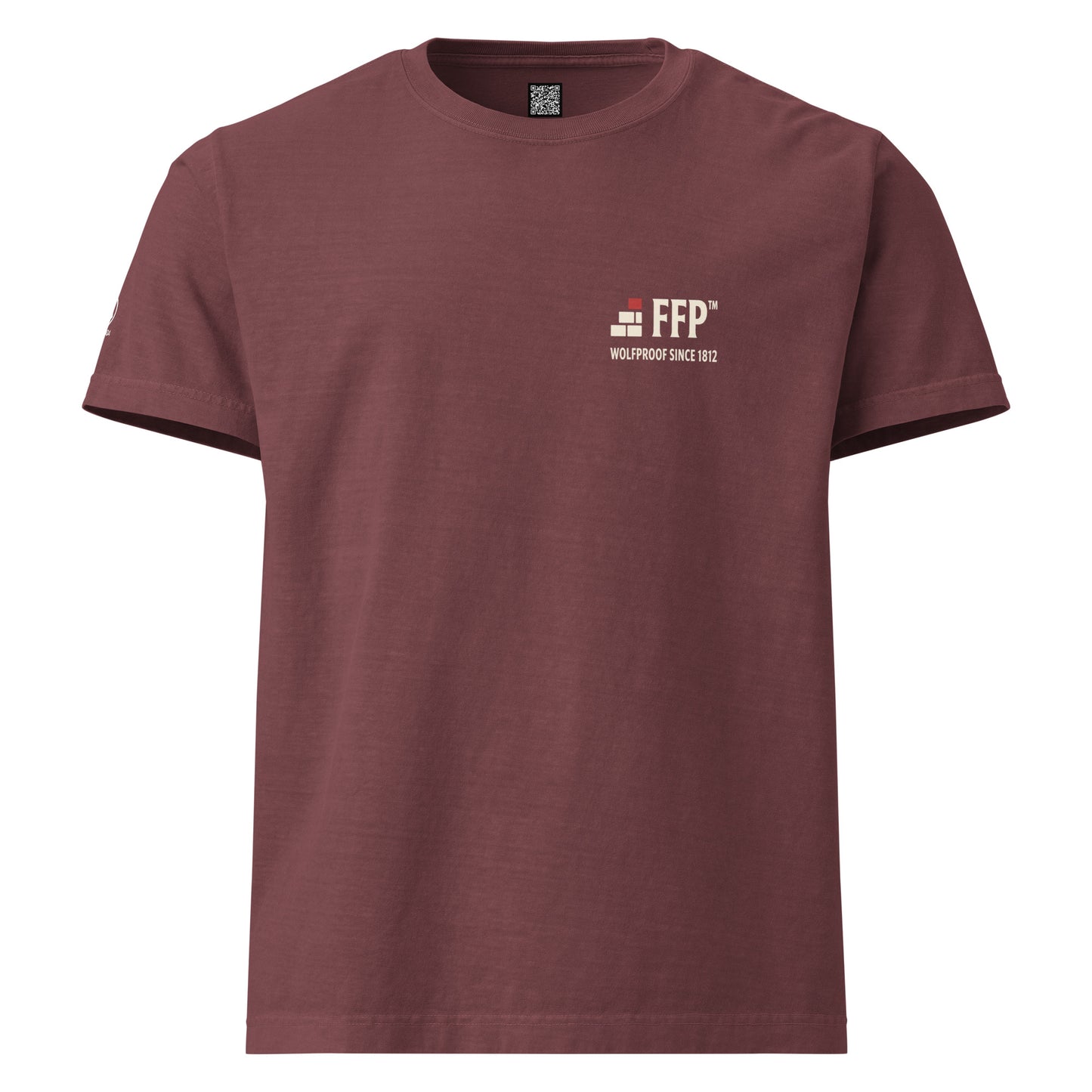 GRIMM T-Shirt — FFP (Washed Maroon) by WEAR404