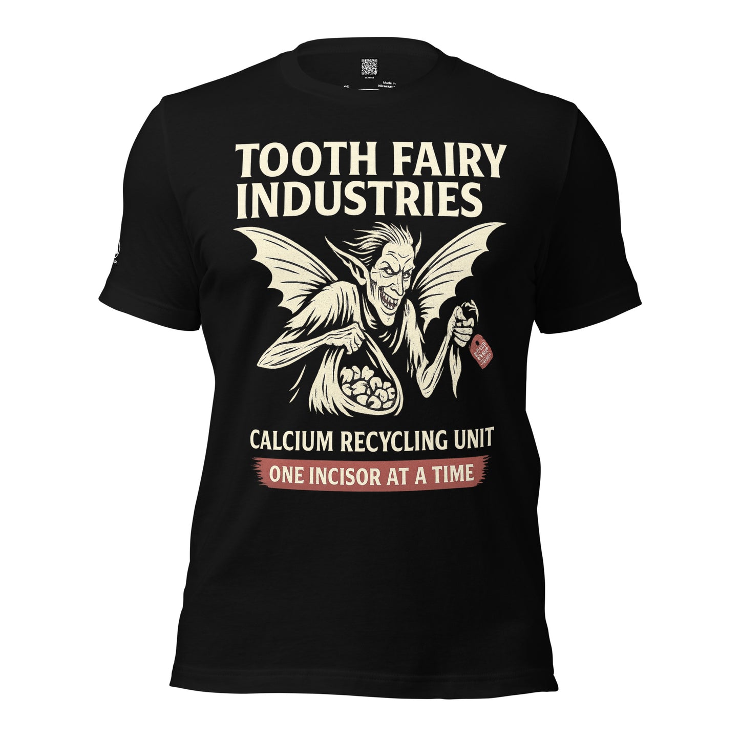 GRIMM T-Shirt — Tooth Fairy Industries (Black) by WEAR404