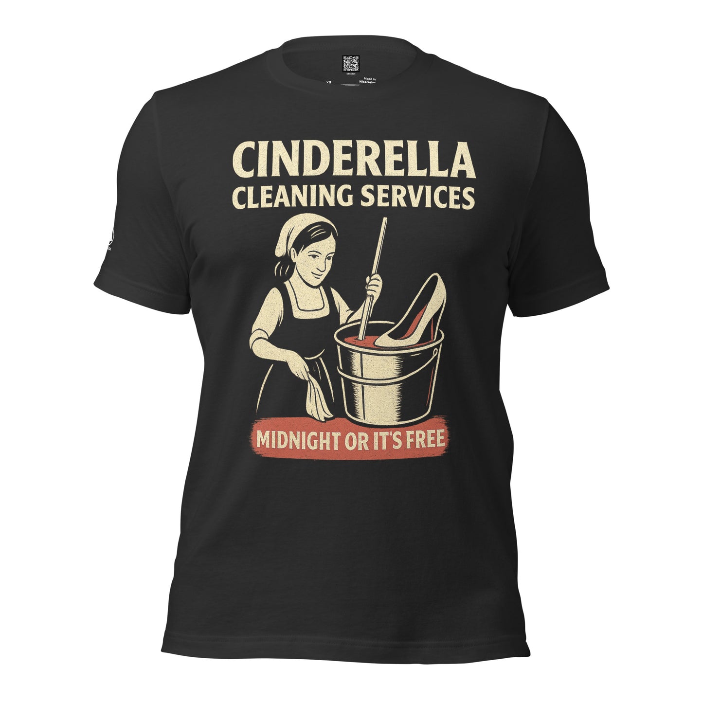 GRIMM T-Shirt — Cinderella Cleaning Services (Dark Grey) by WEAR404