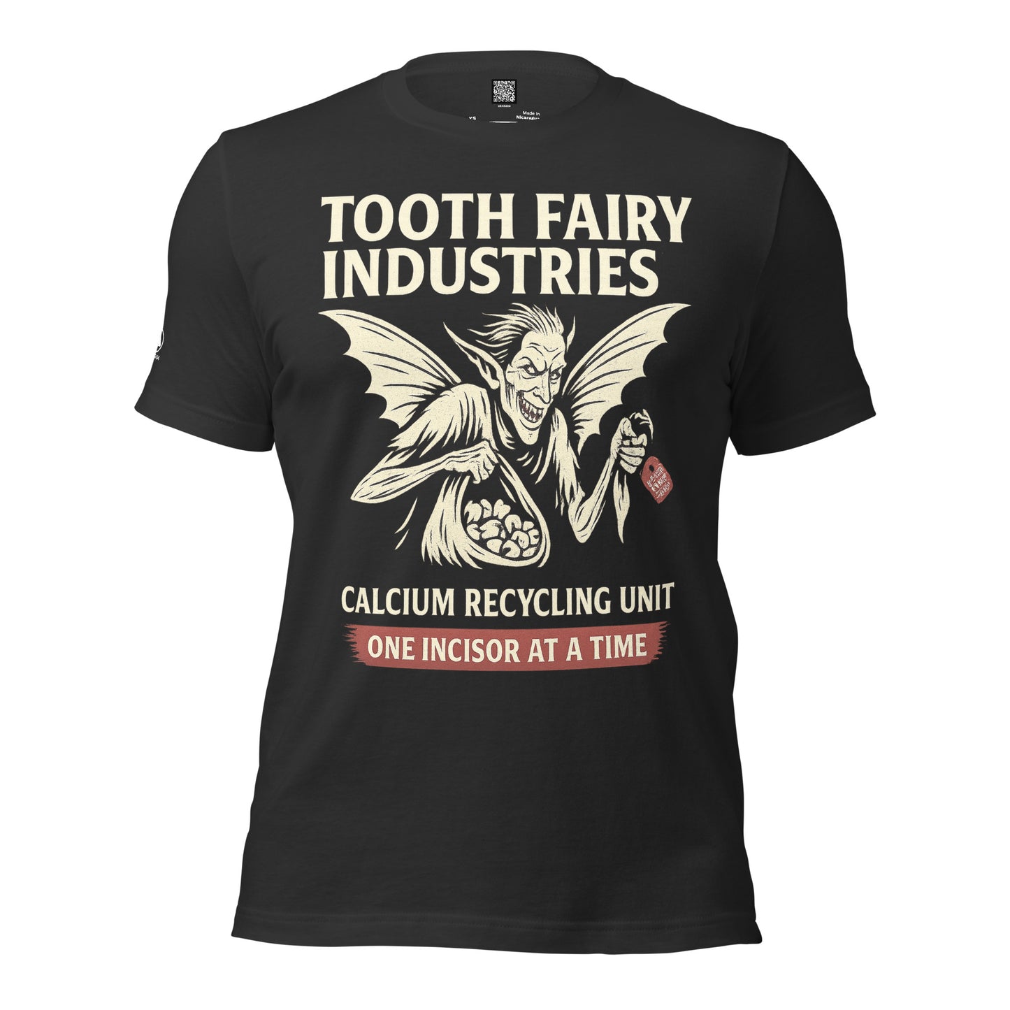 GRIMM T-Shirt — Tooth Fairy Industries (Dark Grey) by WEAR404